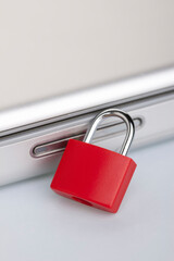 Naklejka premium 南京錠