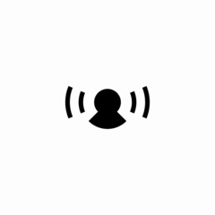 wireless network icon people icon logo vector