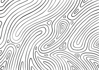 Abstract wave lines. Black and white line pattern. Vector illustration for web, banner, poster, backdrop, background.