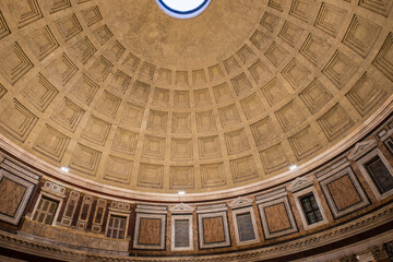 Obraz premium Pantheon of Agrippa, 126 b.C. Roma, Lazio, Italia