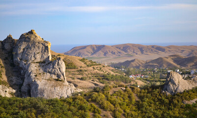 Coast of Crimea. Tourism and rest.