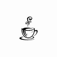 coffee cup icon icon logo vector