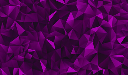 Purple polygonal background. Purple triangle background. Vector illustration. Follow other polygonal backgrounds in my collection.