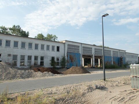 unfinished hotel complex prora in rugen island in germany