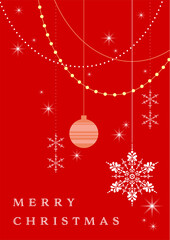 クリスマスのオーナメントのイラス