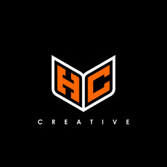 HC Letter Initial Logo Design Template Vector Illustration	
