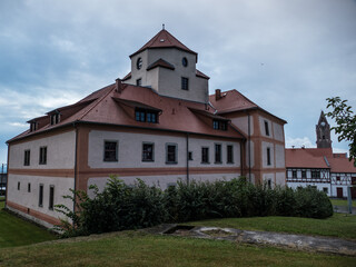Fototapeta na wymiar historical chateau in a german village