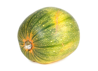 Large pumpkin on a white background. Isolated object