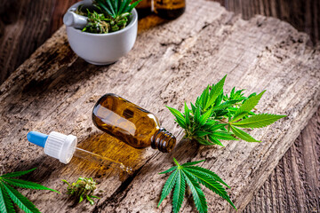 Therapeutic products made from cannabis (hemp) - CBD, THC