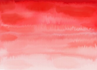 Abstract watercolor background. Graphic design elements. Painted in red color.