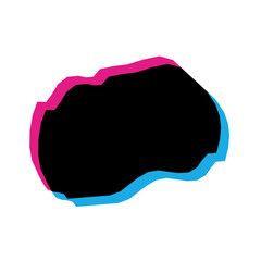 Macedonia country silhouette