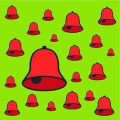 vector bells icons illustration