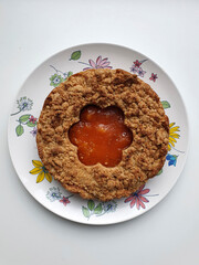 Sbriciolata con marmellata di albicocche