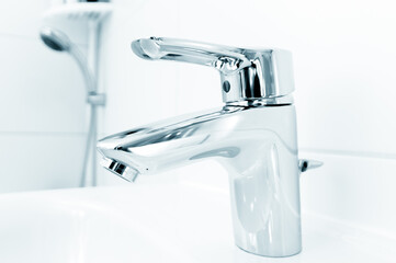 water tap, water mixer, faucet In bathroom