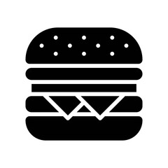 bakery shop icons related spicy and chilly burger vectors in solid design,