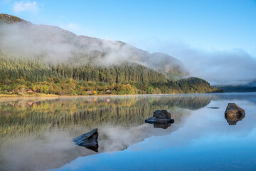 Loch Lubnaig calm reflections