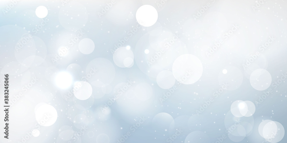 Wall mural abstract blurred light element that can be used for cover decoration bokeh background vector color