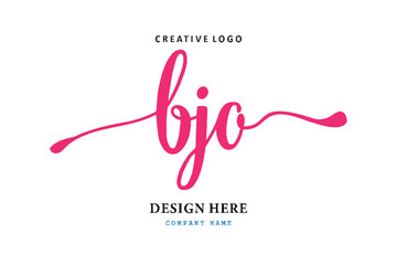 The simple BJO letter composition logo is easy to understand and authoritative