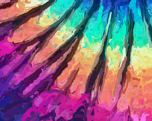 beautiful illustration abstract background tie-dye style background with grunge texture 