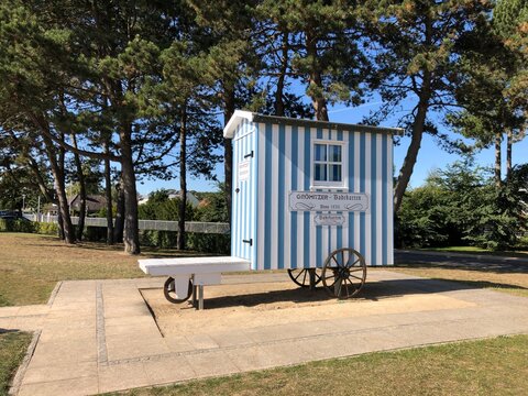 Badekarren auf der Gr&ouml;mitzer Promenade