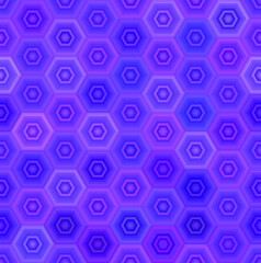 Purple honeycomb mosaic. Seamless vector illustration. Follow other mosaic patterns in my collection.