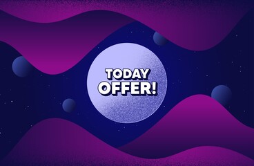 Today offer symbol. Abstract background with dotwork shapes. Special sale price sign. Advertising discounts symbol. Dotted offer message banner. Abstract space background. Design with dots. Vector