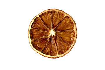 Dreid orange isolated on white background