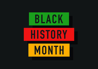 Black History Month vector illustration