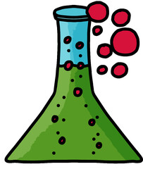 erlenmeyer conical flask experiment