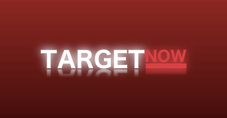 Target now con sfondo colorato