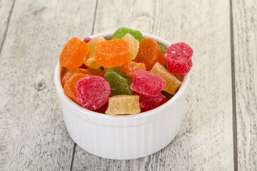 Sweet candied fruit