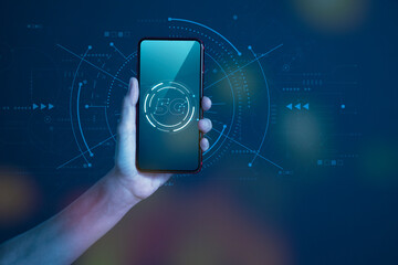 5G sur un smartphone