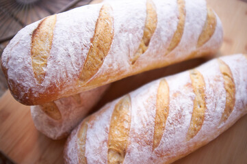
artisan baguette bread