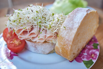 bean sprout sandwich