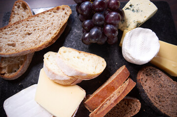 
handmade bread pieces