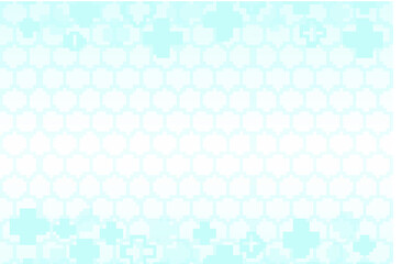 abstract healthy and medical background. Technology and science wallpaper template with hexagonal shape. Soft blue color medical banner. Modern template with space for text.