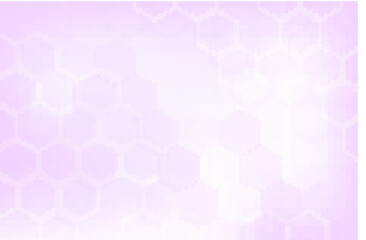 Abstract hexagon healthy symbol. Technology, molecular and science background. Soft purple color. Business vector illustration.