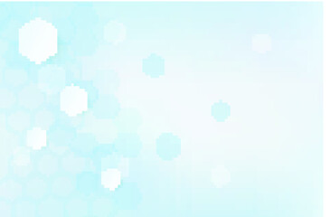 healthy and medical background. Technology and science wallpaper template with hexagonal shape. Soft blue color medical banner. Modern template with space for text.
