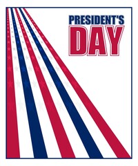 Vector illustration for President's Day celebration. Perfect for any use.