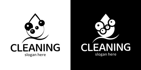 Cleaning company logotype