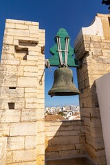 bell of  monastery in Faro, Portugal
