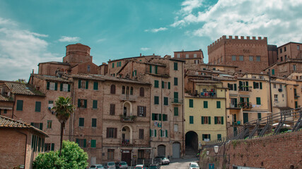 Fototapeta premium view of the town