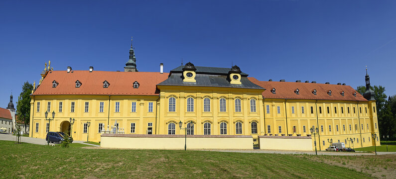Tepla monastery, founded in the late 12th century. The monastery is a National Monument, is located in western Bohemia, Czech Republic