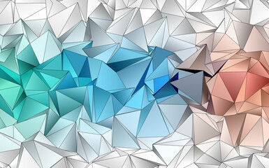 Obraz premium 3d Triangles, abstract background. Design wallpaper.