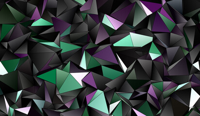 Fototapeta premium Abstract Low-Poly background. triangulated texture. Design 3d. Polygonal geometrical pattern. Triangular modern style