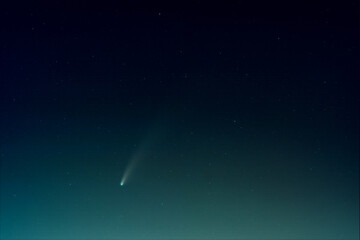 Obraz na płótnie Canvas neowise comet
