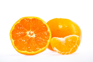 fresh and delicious fruit isolated on white background
