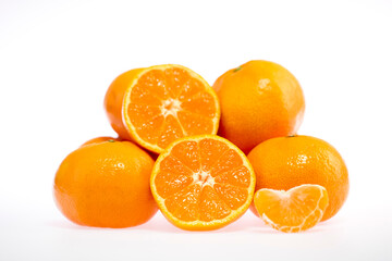 fresh and delicious fruit isolated on white background
