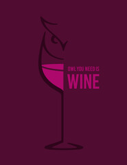 Owl you need is wine