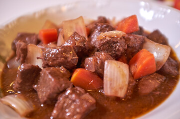meat with vegetables